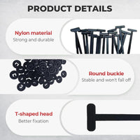 Zip String Wire Lock - Nylon Cable Tie (Pack of 20Pcs)